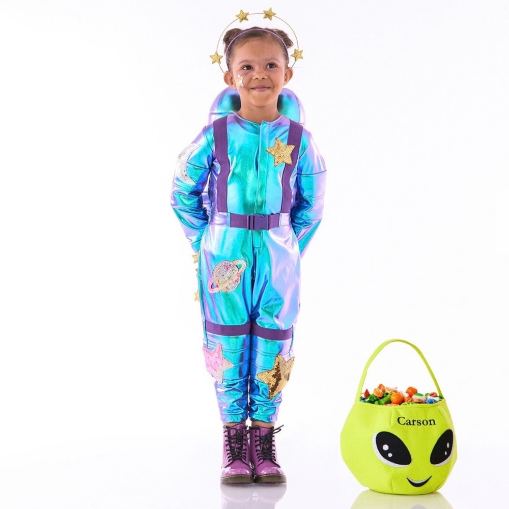 Pottery Barn Kids Space Adventurer Costume - Blue and Purple